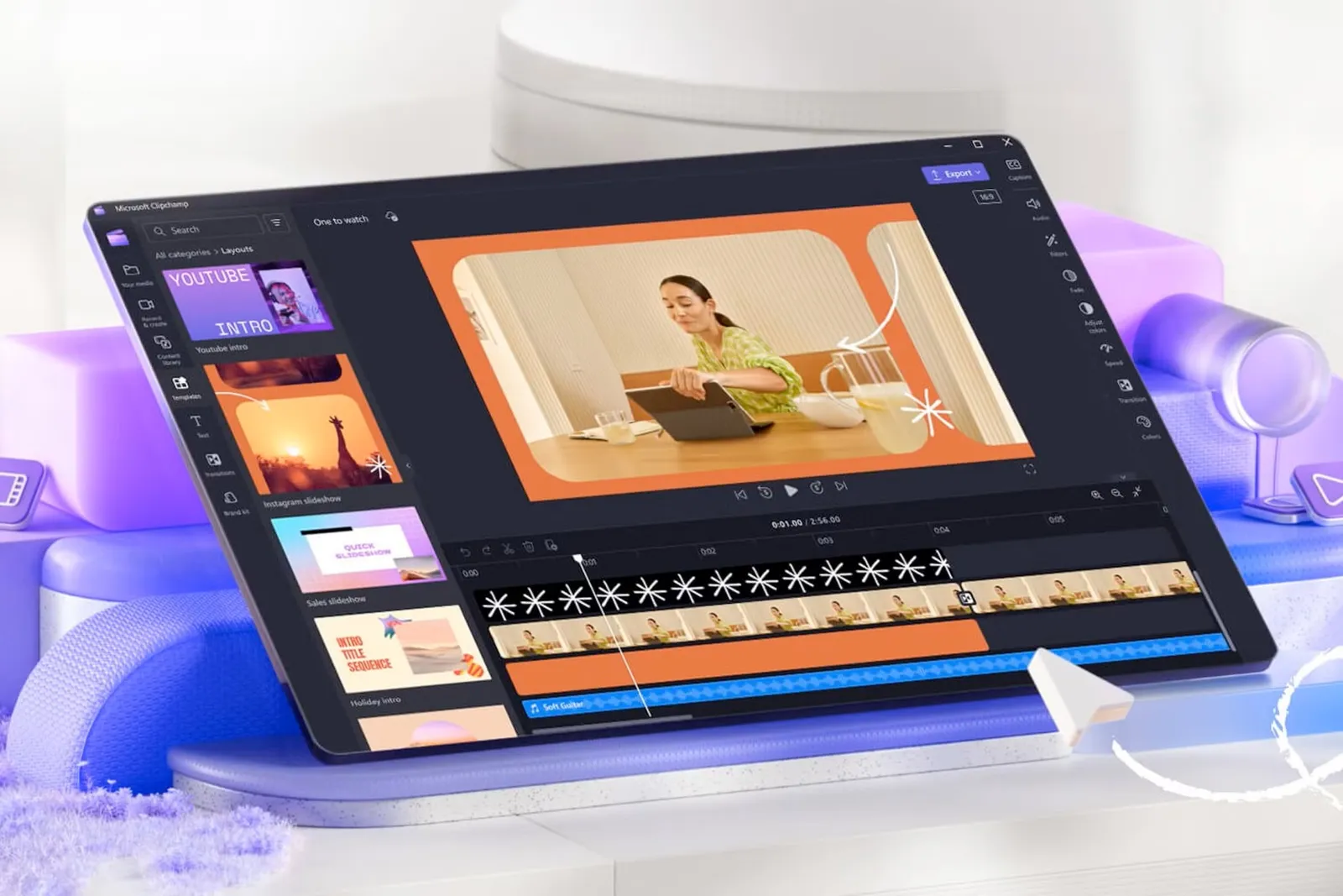 Clipchamp - A aplicação de edição de vídeo da Microsoft